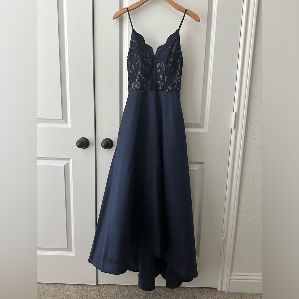 Windsor navy maxi dress